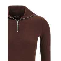 Imbracaminte Jil Sander Dama - Tricouri Jil Sander Jil Sander Half-Zip T-Shirt Red Femei (BM 18523137) - B-mall.ro