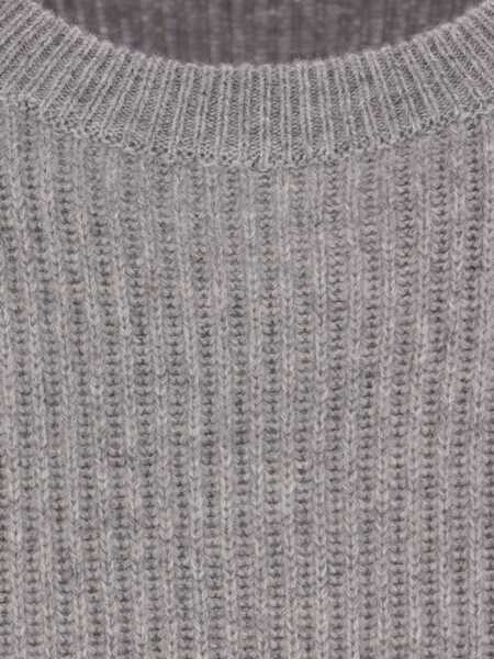 Pulovere Brunello Cucinelli Brunello Cucinelli Sweaters LIGHT GRAYSHORT Barbati (BM 18523524) 3