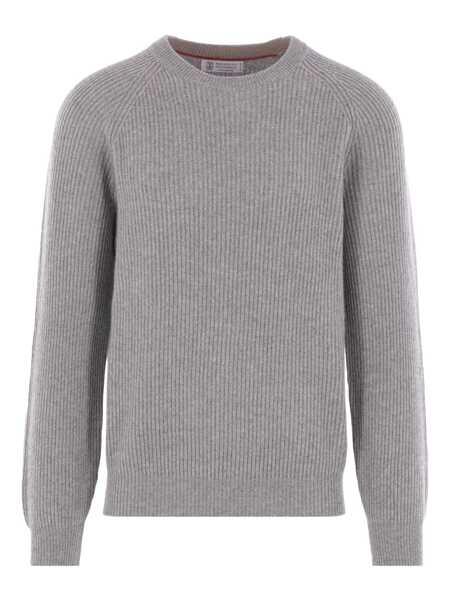 Pulovere Brunello Cucinelli Brunello Cucinelli Sweaters LIGHT GRAYSHORT Barbati (BM 18523524) 1