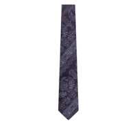 Cravate Etro Etro Silk Purple Tie With Lilac Paisley Barbati