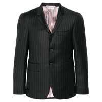 Geci Thom Browne Grey Pinstripe Single-Breasted Jacket In Wool Man
