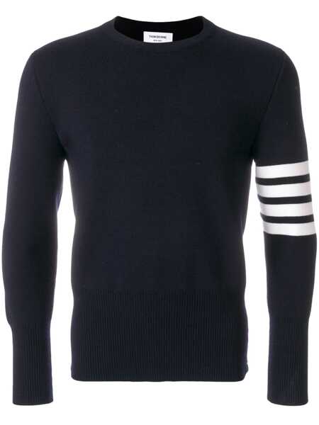 Pulovere Thom Browne Thom Browne Knitwear BLUE Barbati (BM 18523851) 1