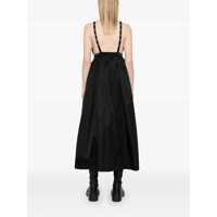 Imbracaminte Dama pagina 597 - Rochii Ganni Ganni Black Long Dress With A V-Neck Embellished With Studs Black Femei (BM 18524985) - B-mall.ro