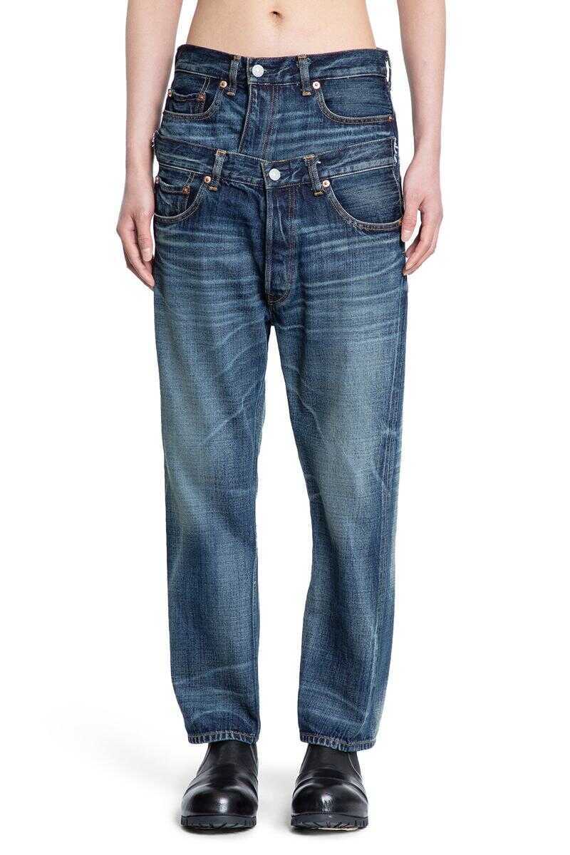 Blugi JUNYA WATANABE Junya Watanabe Jeans BLUE Barbati (BM 18525042) 1