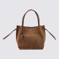 Genti de mana Tod'S Brown Leather Totes Femei