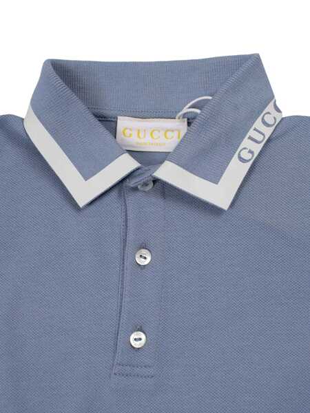 Tricouri Polo Gucci BB S/S POLO STRETCHED COTTON P Multicolor Fete (BM 18525303) 3