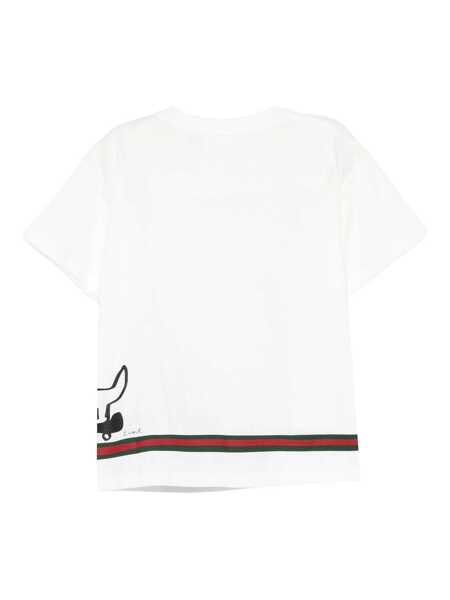 Tricouri Gucci B S/S T-SHIRT CTN JERSEY White Fete (BM 18525315) 2