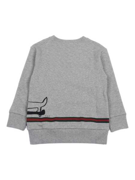 Bluze de trening Gucci L/S SWEATSHIRT FELTED COTTON J Gray Fete (BM 18525318) 2