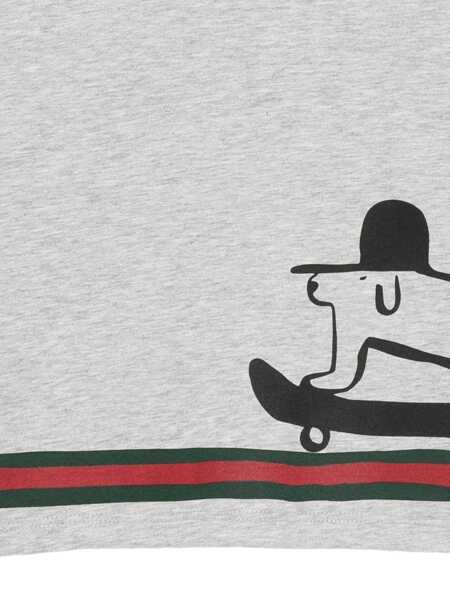 Tricouri Gucci J S/S T-SHIRT CTN JERSEY Gray Fete (BM 18525321) 3