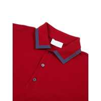 Tricouri Polo pentru Fete - Tricouri Polo Gucci J S/S POLO STRETCHED COTTON PI Red Fete (BM 18525324) - B-mall.ro