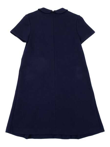 Rochii Gucci J S/S DRESS FELTED COTTON JERS Blue Fete (BM 18525351) 2