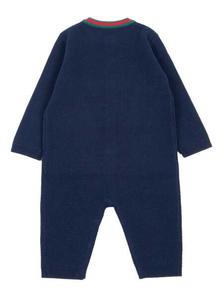 Salopete Gucci B L/S ALL IN ONE CO HONEYCOMB Blue Fete (BM 18525354) 2