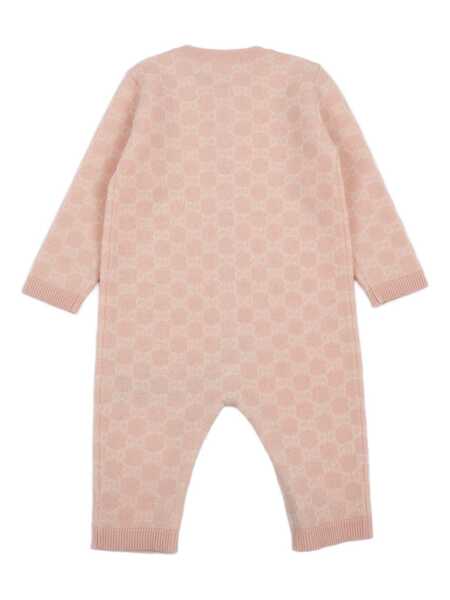 Salopete Gucci B L/S ALL IN ONE WOOL JACQUARD Pink Fete (BM 18525378) 2