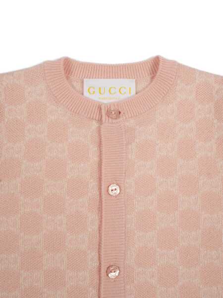 Salopete Gucci B L/S ALL IN ONE WOOL JACQUARD Pink Fete (BM 18525378) 3