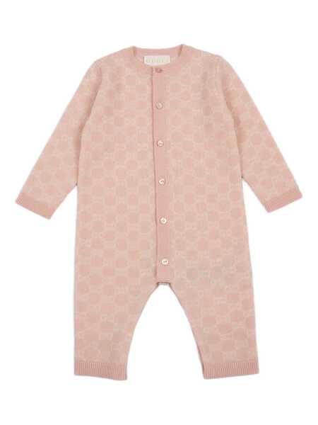 Salopete Gucci B L/S ALL IN ONE WOOL JACQUARD Pink Fete (BM 18525378) 1