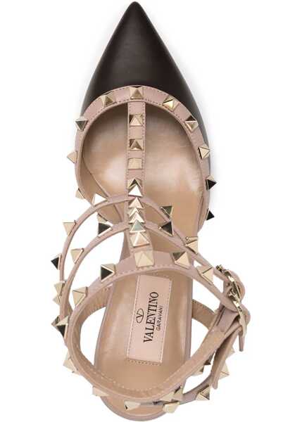 Pantofi cu toc Valentino Garavani Rockstud Pumps LIGHT COFFEE/POUDRE Femei (BM 18525433) 4