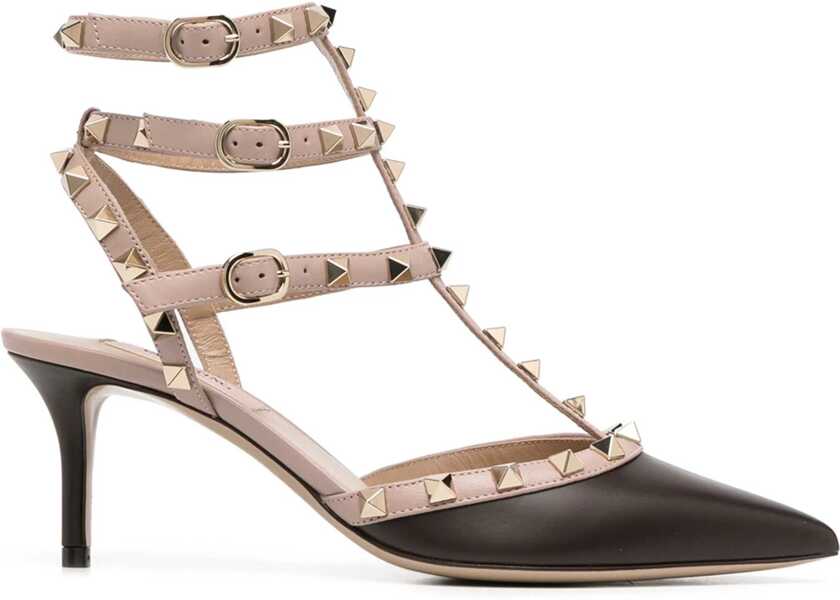 Pantofi cu toc Valentino Garavani Rockstud Pumps LIGHT COFFEE/POUDRE Femei (BM 18525433) 1