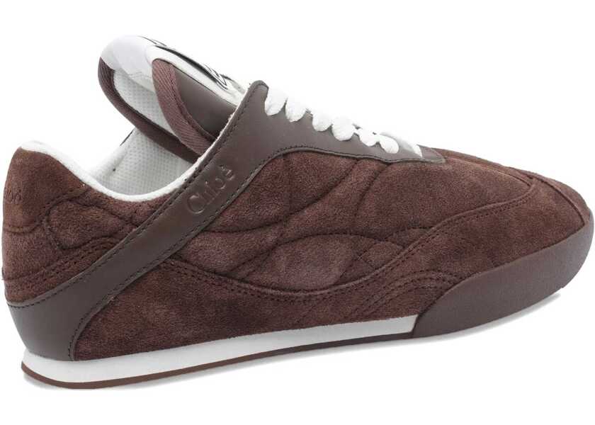 Sneakers Chloe Suede Kick Sneakers CHOCOLATE BROWN Femei (BM 18525442) 4