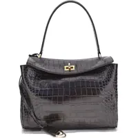 Genti de umar Rodeo Shoulder Bag in crocodile-print leather Femei