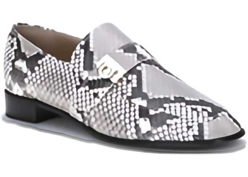 Mocasini Ferragamo Python print leather Loafers ROCCIA B13 Femei (BM 18525505) 2