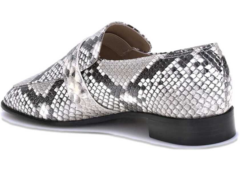 Mocasini Ferragamo Python print leather Loafers ROCCIA B13 Femei (BM 18525505) 5