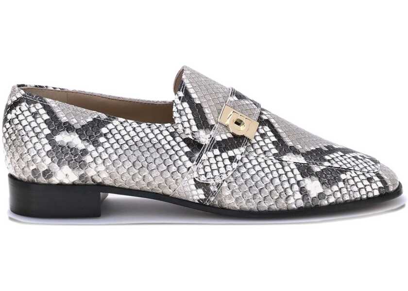 Mocasini Ferragamo Python print leather Loafers ROCCIA B13 Femei (BM 18525505) 1