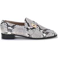 Mocasini Python print leather Loafers Femei