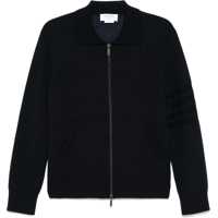 Cardigane Double Face Full Zip Up Cardigan In Meri Barbati