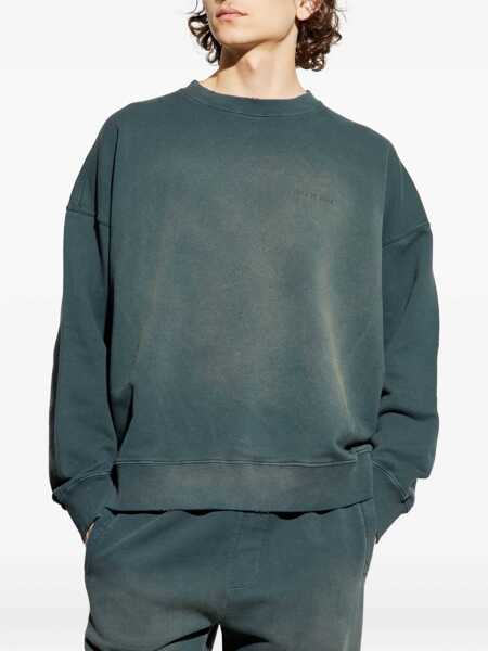 Bluze de trening Golden Goose Oversized Sweatshirt BLEACHED WASHED BLACK Femei (BM 18525538) 3