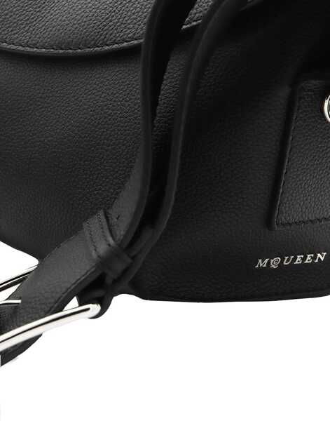 Genti de umar Alexander McQueen T-Bar Sling Shoulder Bag BLACK/SILVER Femei (BM 18525571) 4