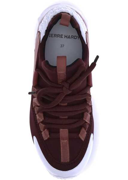 Sneakers PIERRE HARDY Trek Cosmetic Sneakers MULTI BURGUNDY Femei (BM 18525781) 3