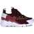 PIERRE HARDY Trek Cosmetic Sneakers MULTI BURGUNDY