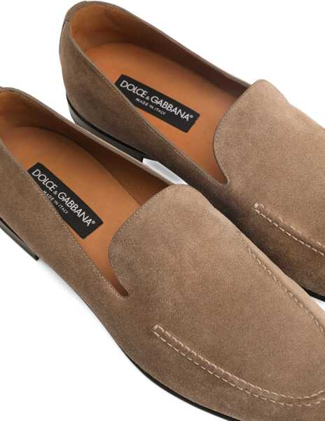 Mocasini Dolce & Gabbana Crust Slipper BEIGE Barbati (BM 18525826) 3