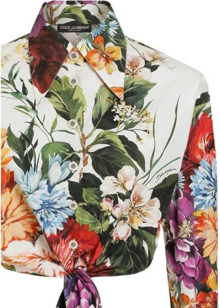 Bluze Dolce & Gabbana Flower Bouquet Print Poplin Shirt MULTICOLOUR Femei (BM 18525832) 2