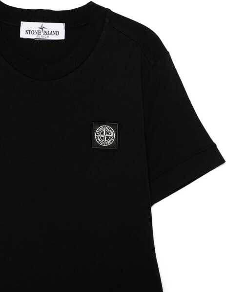 Tricouri Stone Island T-Shirt Con Logo BLACK Baieti (BM 18525859) 3