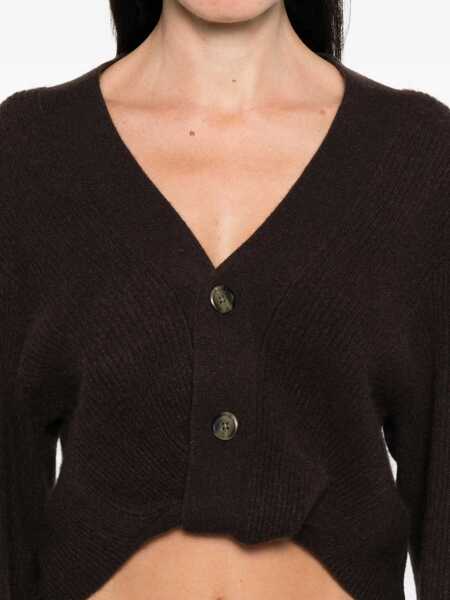 Cardigane R13 Cashmere draped Cardigan OATMEAL Femei (BM 18525892) 5