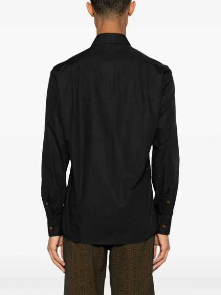 Camasi casual Vivienne Westwood Shirt Krall BLACK Barbati (BM 18525919) 4