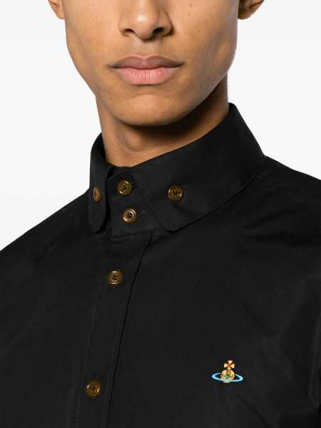 Camasi casual Vivienne Westwood Shirt Krall BLACK Barbati (BM 18525919) 5