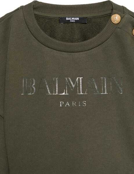 Hanorace Balmain Sweatshirt GREEN Fete (BM 18525922) 3