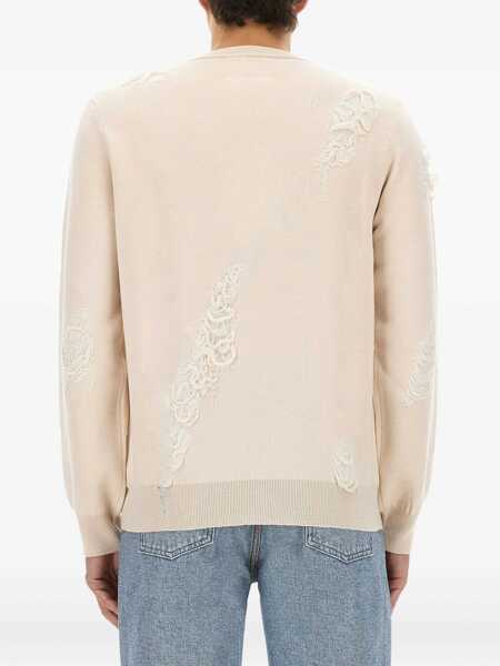 Pulovere MM6 Maison Margiela Wool Sweater WHITE Barbati (BM 18525937) 3