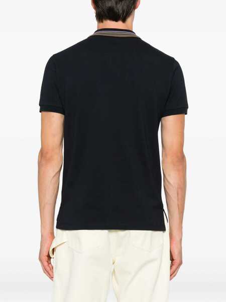 Tricouri Polo Vivienne Westwood Classic Cotton Pique Polo Shirt BLUE Barbati (BM 18525955) 3