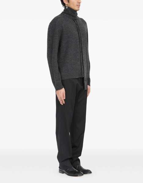 Cardigane MM6 Maison Margiela Wool Cardigan GREY Barbati (BM 18525988) 3