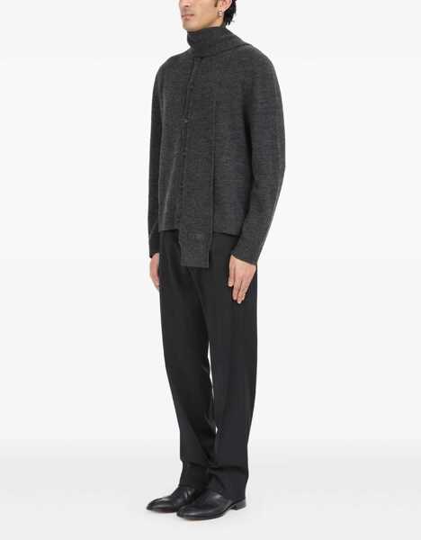 Cardigane MM6 Maison Margiela Wool Cardigan GREY Barbati (BM 18525988) 4
