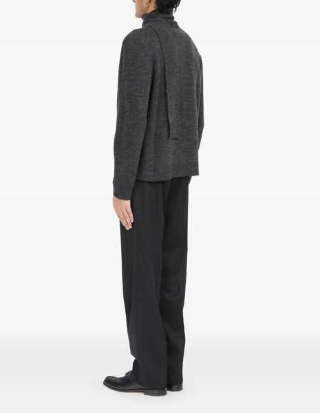 Cardigane MM6 Maison Margiela Wool Cardigan GREY Barbati (BM 18525988) 5