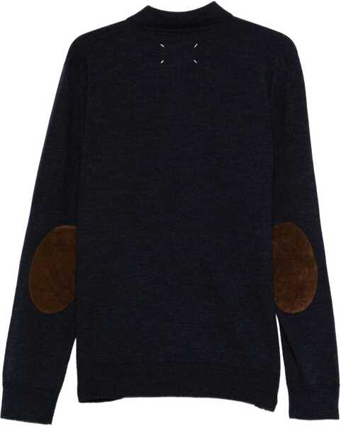 Tricouri Polo Maison Margiela Wool Polo. BLUE Barbati (BM 18525994) 2
