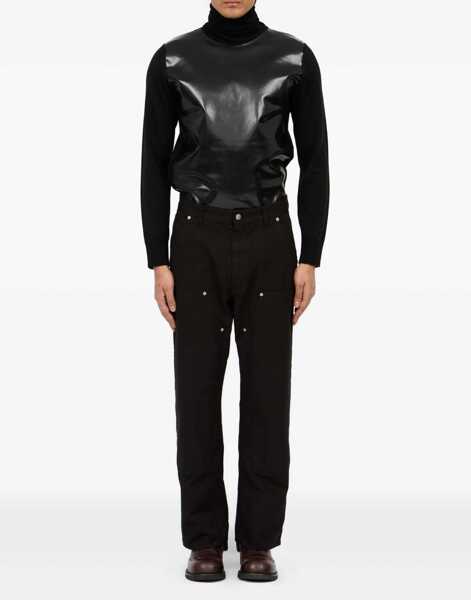 Pantaloni casual MM6 Maison Margiela Five-Pocket Pants BLACK Barbati (BM 18526000) 2