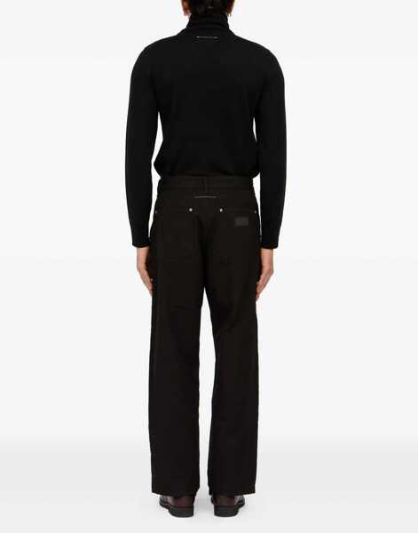Pantaloni casual MM6 Maison Margiela Five-Pocket Pants BLACK Barbati (BM 18526000) 5