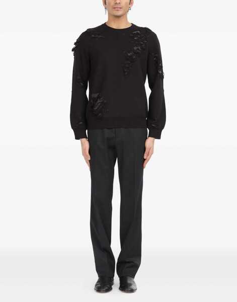 Pulovere MM6 Maison Margiela Wool Sweater BLACK Barbati (BM 18526009) 2