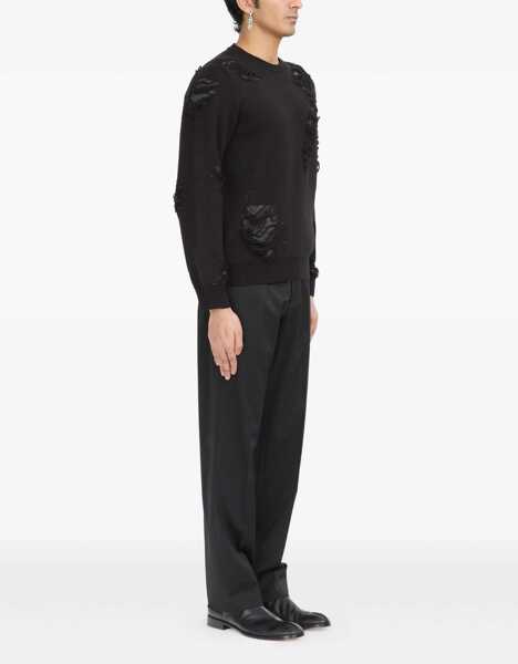 Pulovere MM6 Maison Margiela Wool Sweater BLACK Barbati (BM 18526009) 3