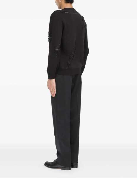 Pulovere MM6 Maison Margiela Wool Sweater BLACK Barbati (BM 18526009) 4